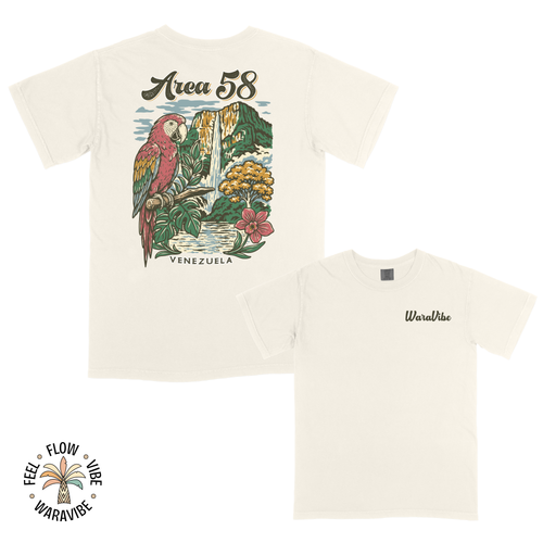 Area 58: Venezuela - Vintage Colorful Graphic T-Shirt