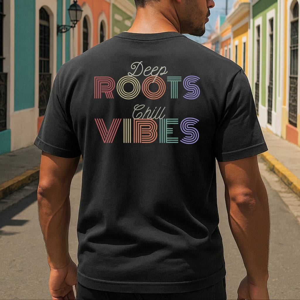 Deep Roots, Chill Vibes - Retro Style Classic T-Shirt