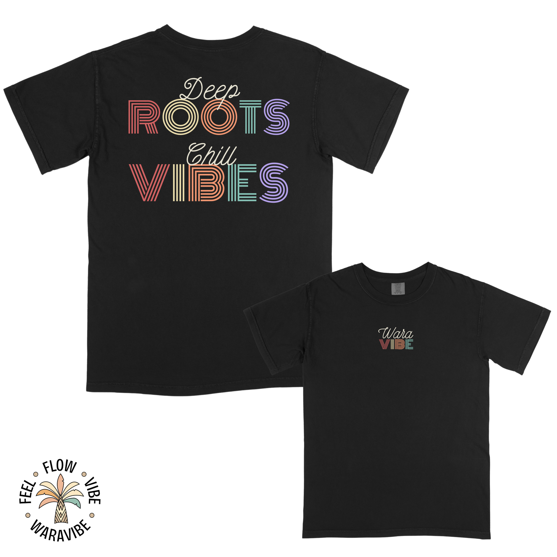 Deep Roots, Chill Vibes - Retro Style Classic T-Shirt