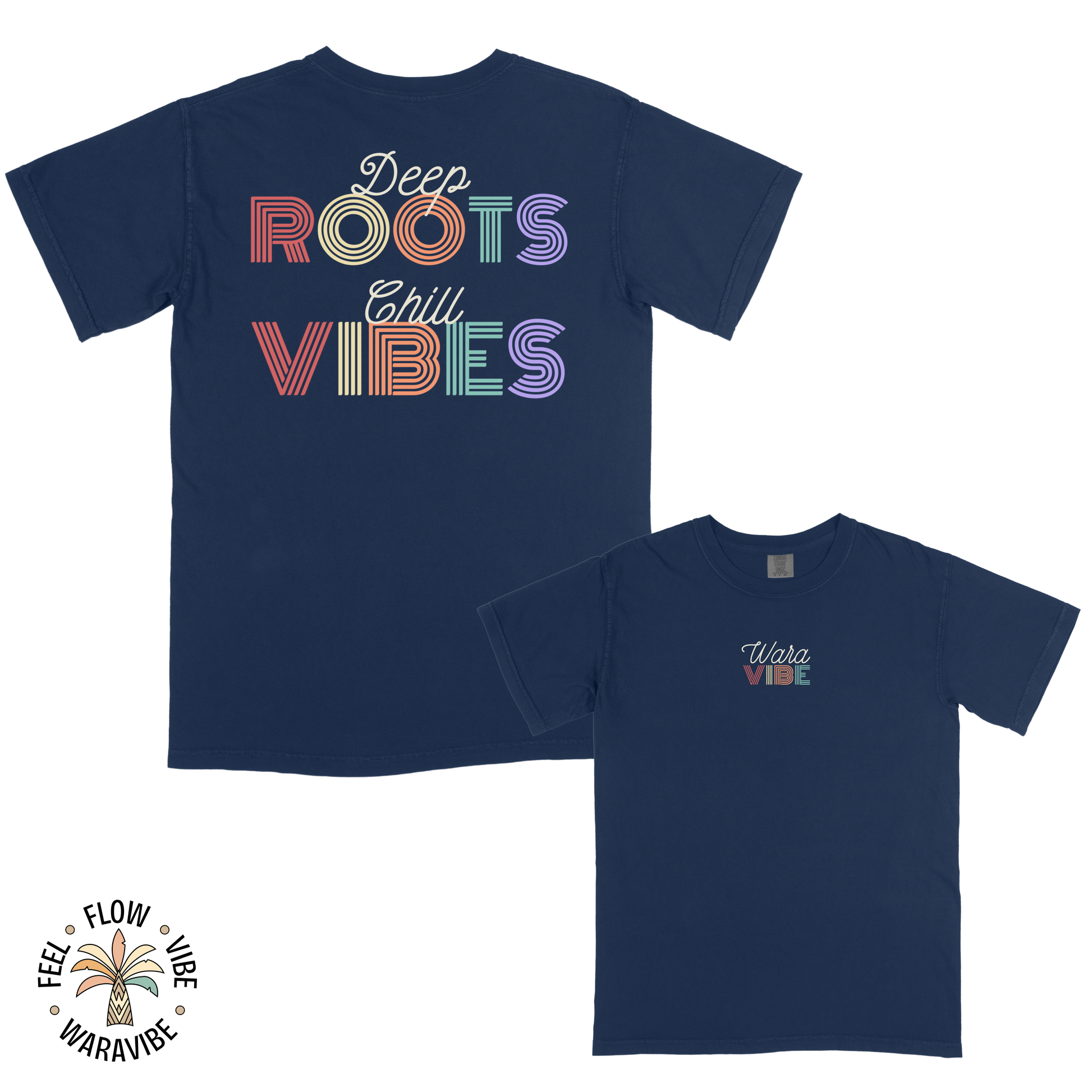 Deep Roots, Chill Vibes - Retro Style Classic T-Shirt