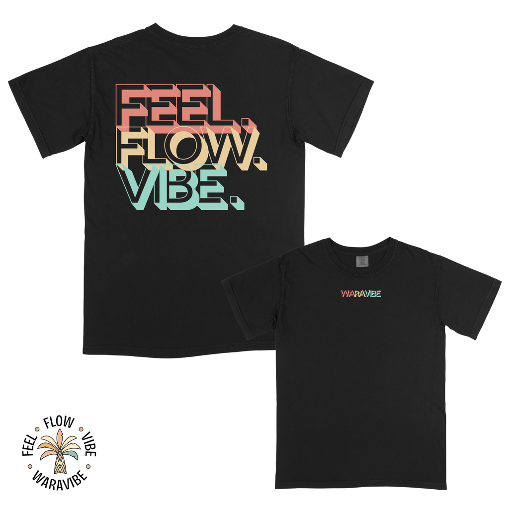 Feel. Flow. Vibe - Classic Graphic T-Shirt