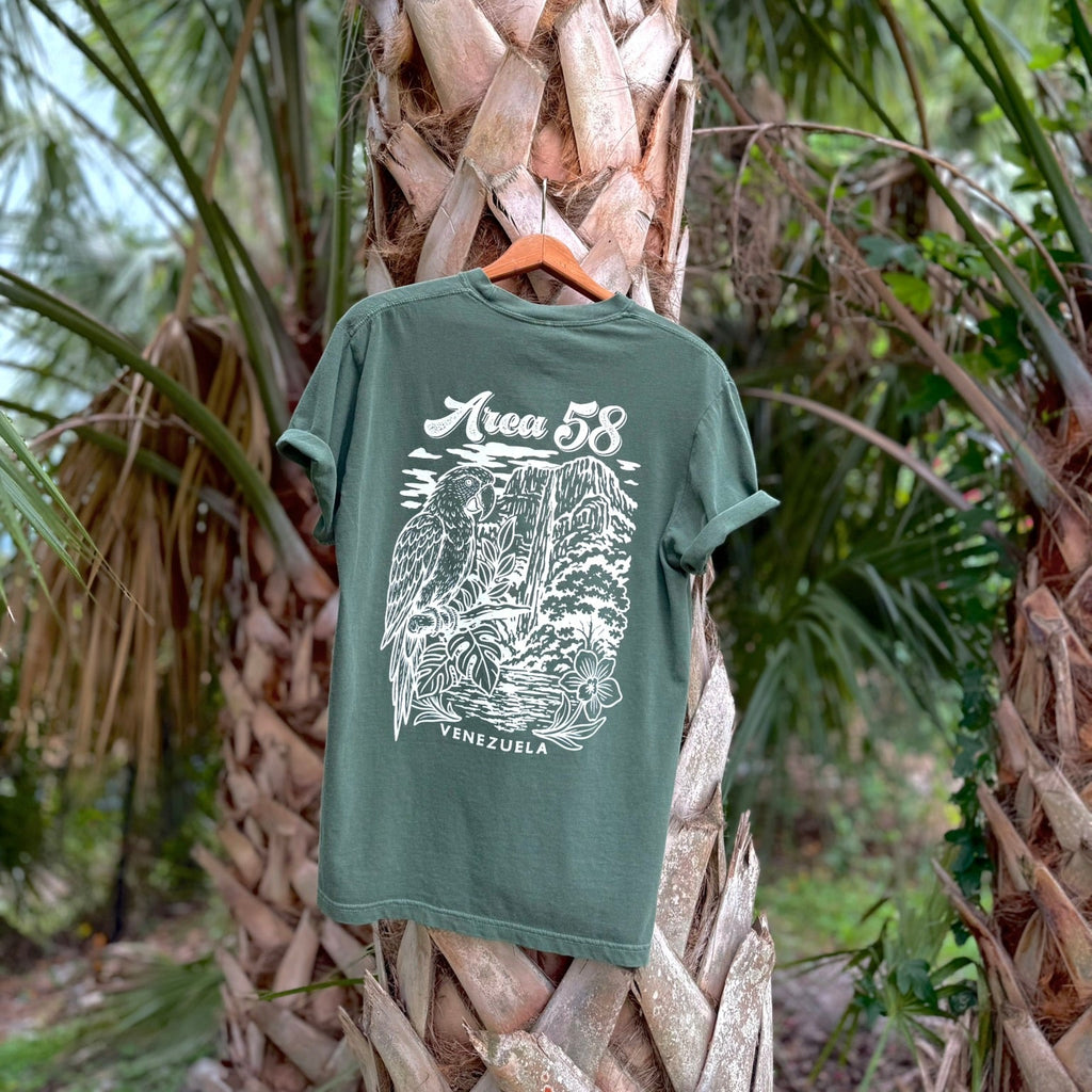 Area 58: Venezuela - Vintage Monochromatic Graphic T-Shirt