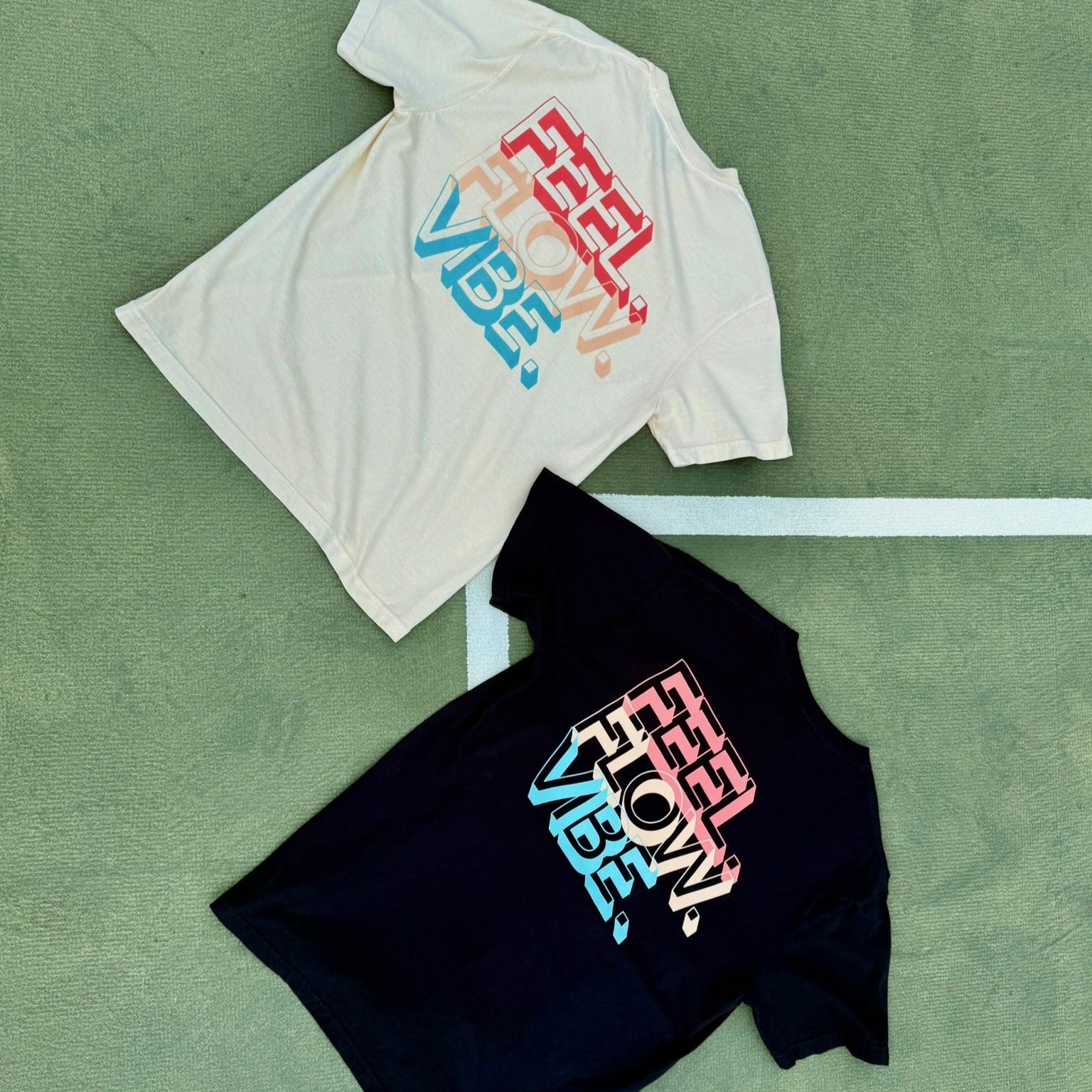 Feel. Flow. Vibe - Classic Graphic T-Shirt