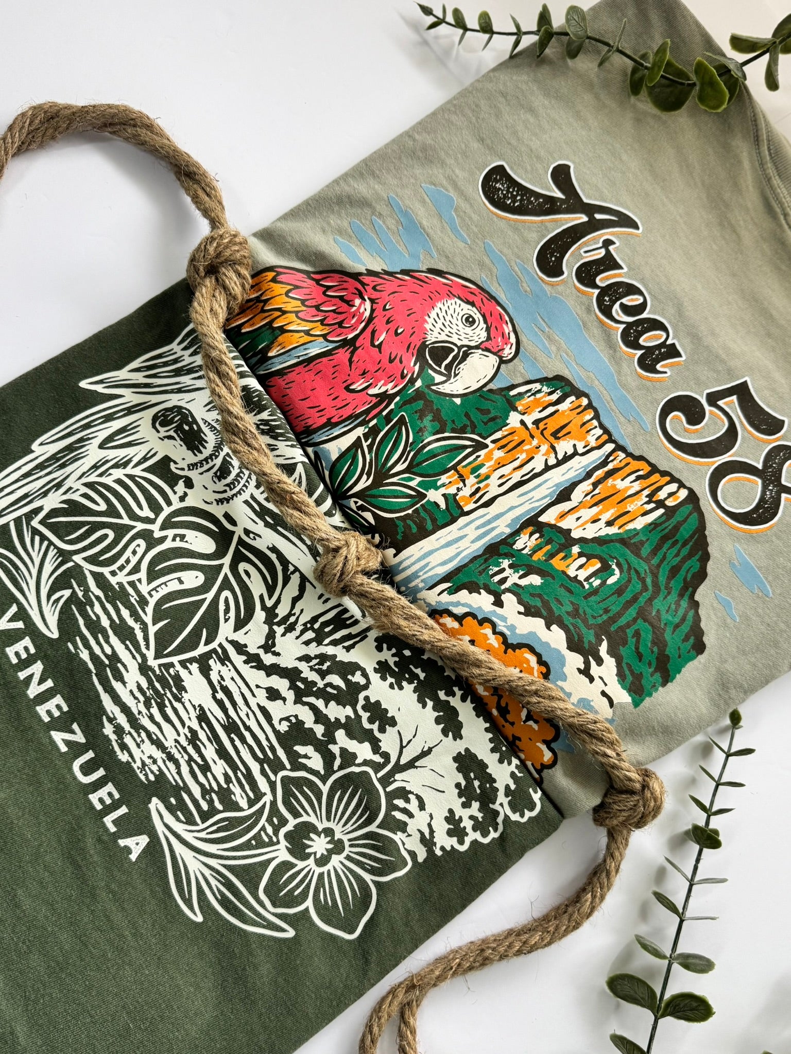 Area 58: Venezuela - Vintage Colorful Graphic T-Shirt